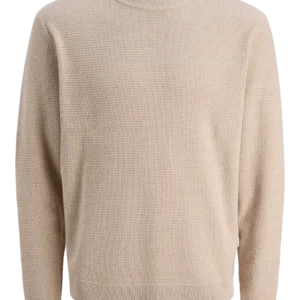 MAGLIONE NECK CAMEL