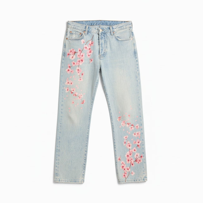 JEANS CELINE FIORI DI CILIEGIO - immagine 4